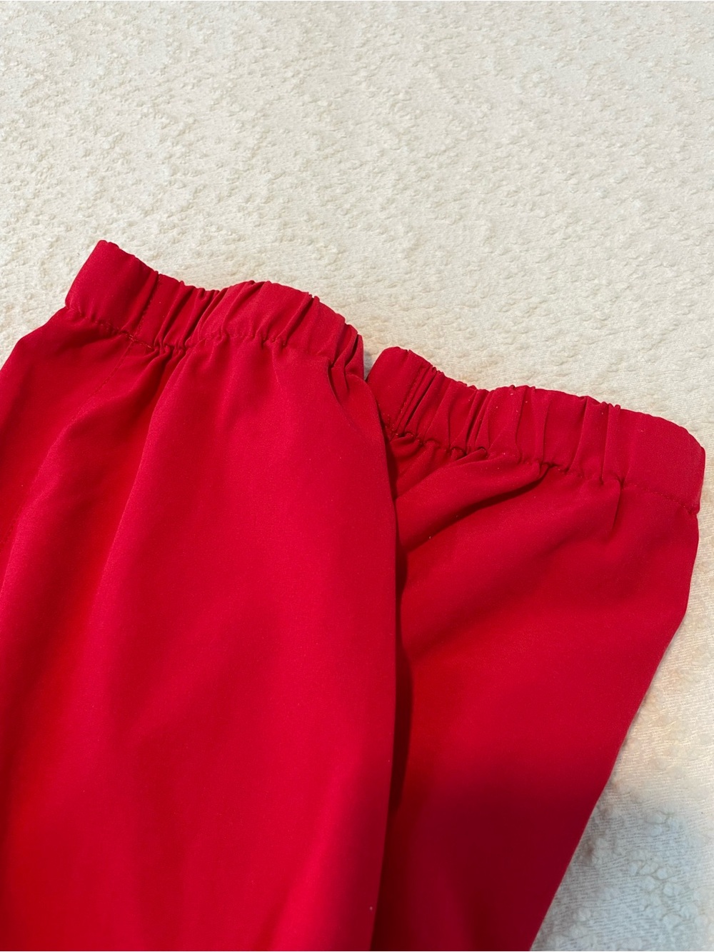 Aritzia TNA Lightweight Red Jogger Pants - Picture 2 of 6